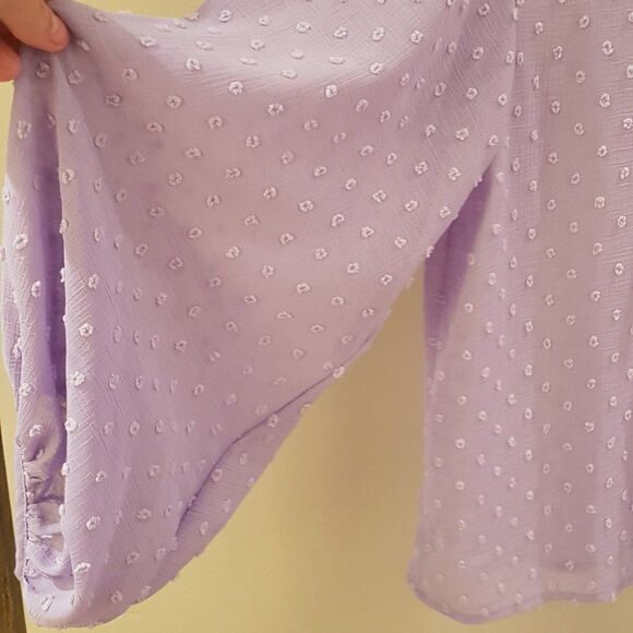 GEORGE Blouse Long Bell Sleeve NWOT * Gorgeous Blouse Large - Picture 6 of 8